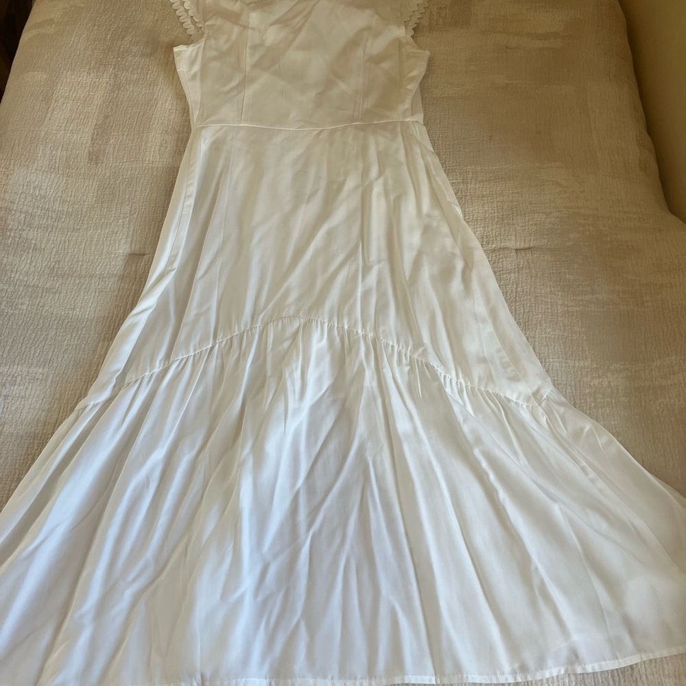 RIHOAS White Midi Dress